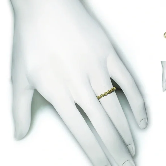 OOAK Michelle Chang 14k/Diamond Mini Skull Ring